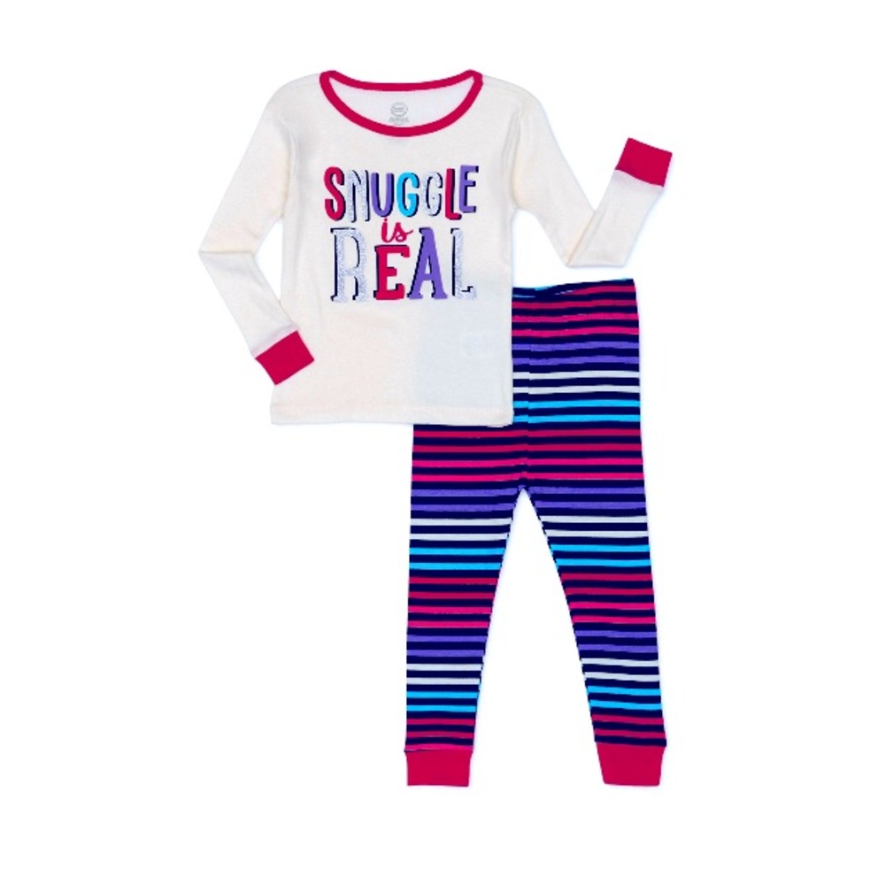Toddler Girls' Snuggle Cotton Sleep Set, 2 Piece